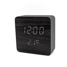Годинник-будильник VST-872-1-White з температурою та підсвіткою