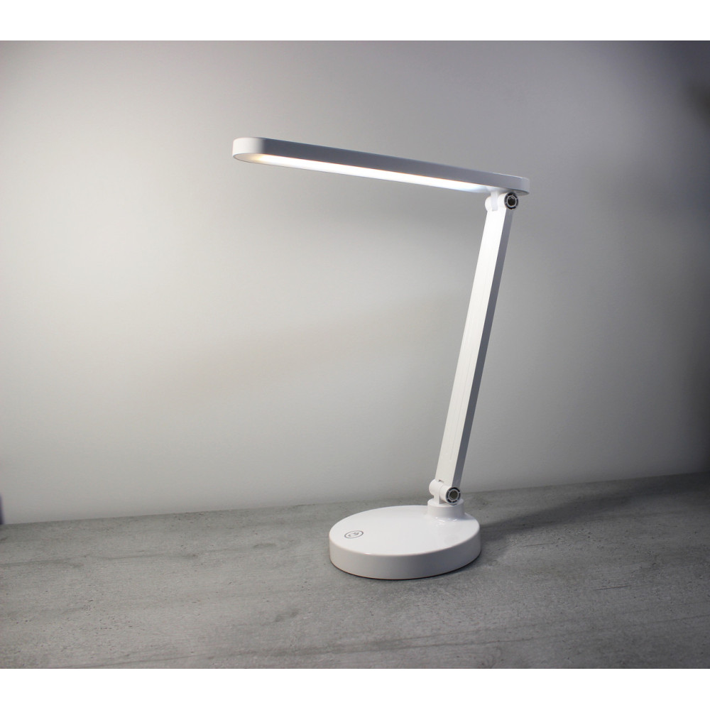 Настільна LED лампа акумуляторна WD309/1912//сенсор/регулятор/ 3 режими/зарядка/18650/USB/