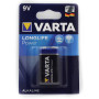 Батарейка Varta Longlife Крона 6F22 / 9V / Лужна Батарейка Varta Longlife Крона 6F22 / 9V / Лужна