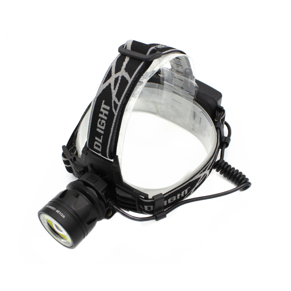 Налобний фонар PL126, Акк., T6 LED, Zoom, автомобільна зарядка