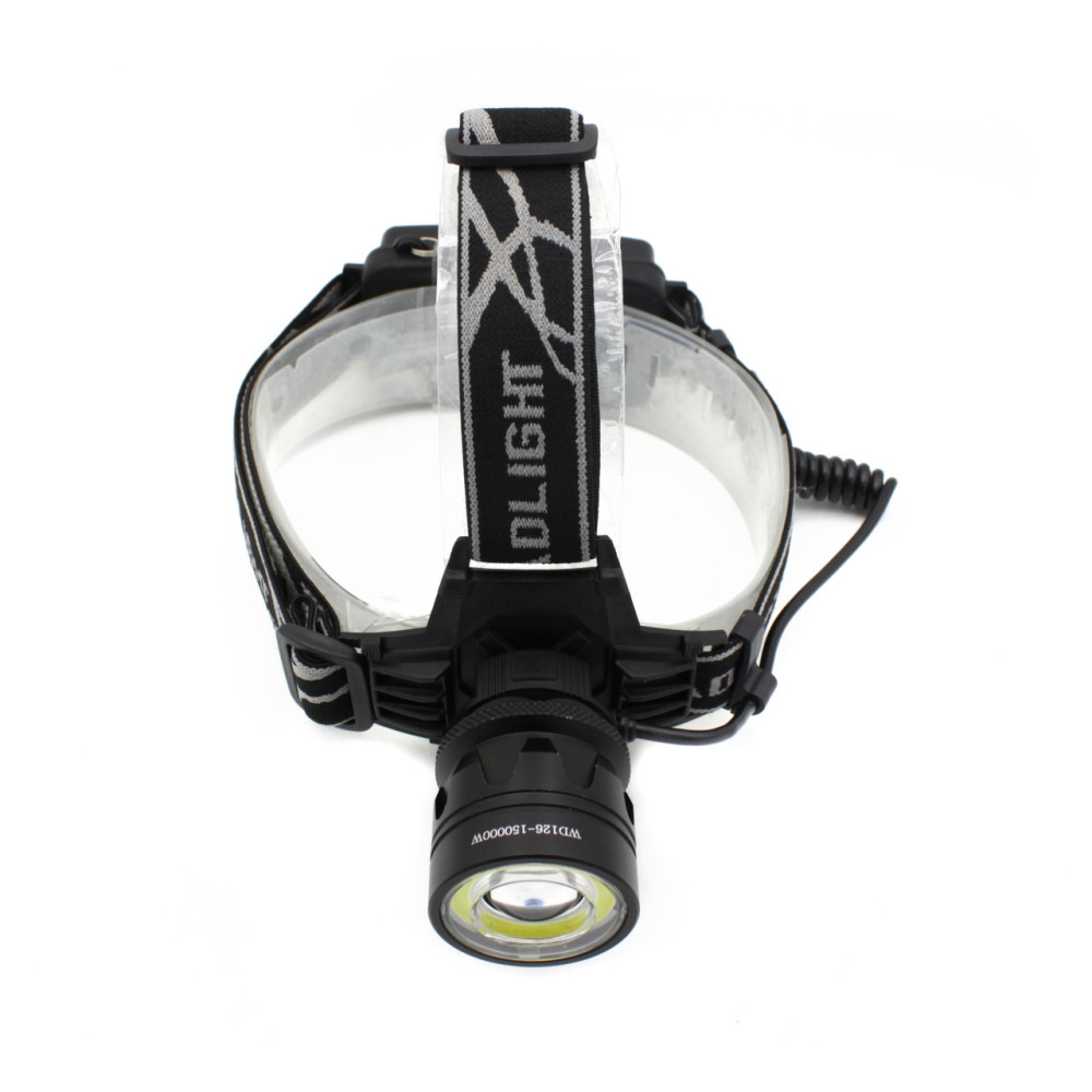 Налобний фонар PL126, Акк., T6 LED, Zoom, автомобільна зарядка