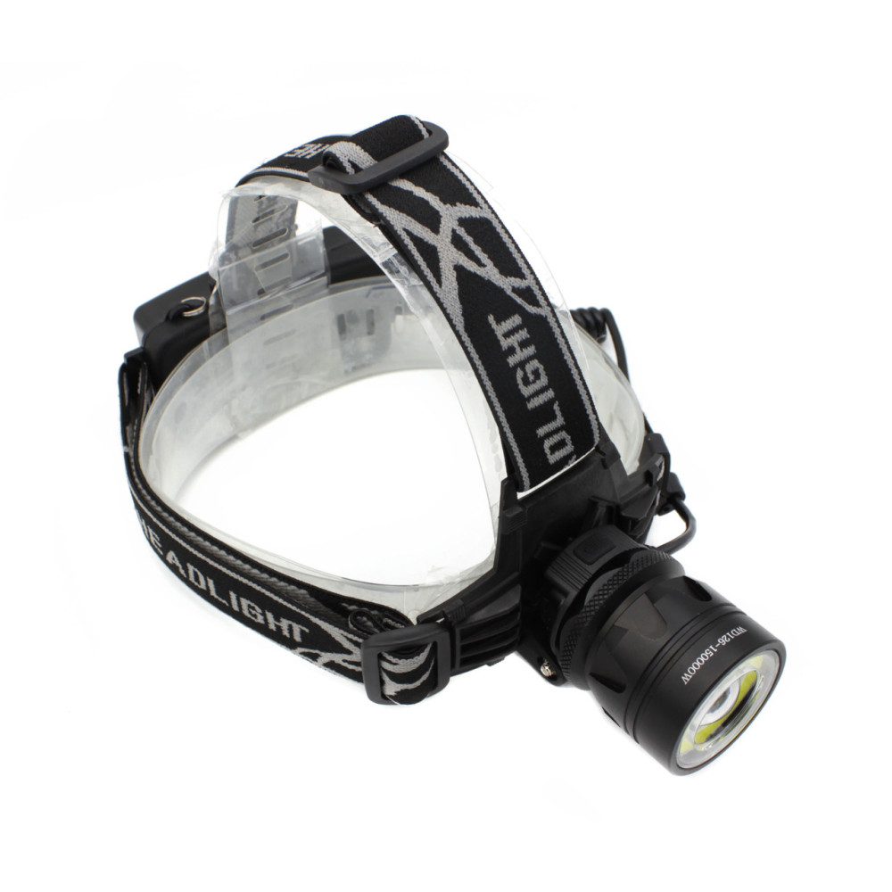 Налобний фонар PL126, Акк., T6 LED, Zoom, автомобільна зарядка