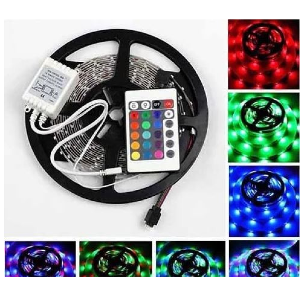 Світлодіодна стрічка RGB Кольорова 54 Led Комплект / 2835