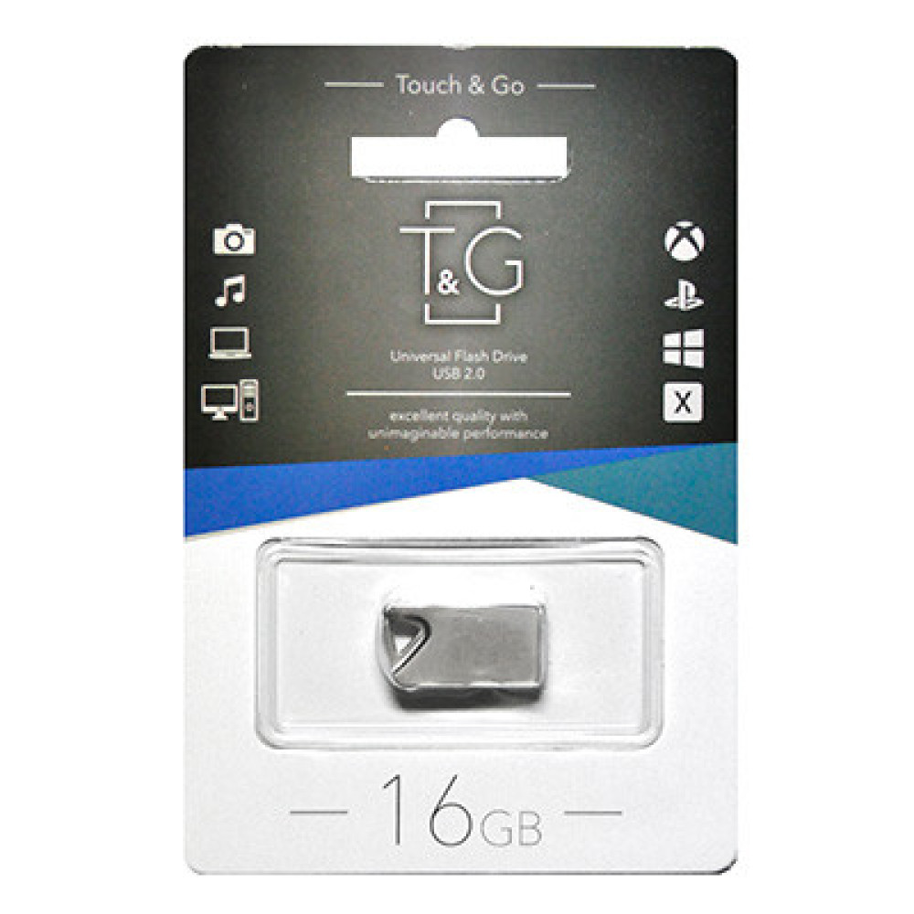 USB флеш накопичувач T&G металевий серії 16GB/ TG109-16G (Гарантія 3 роки)