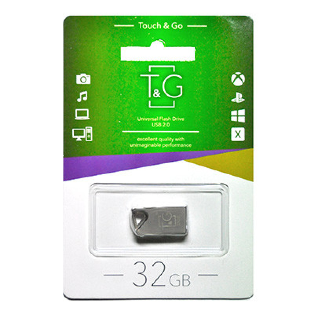 USB флеш накопичувач T&G метал серія 32GB/ TG109-32G (Гарантія 3 роки)