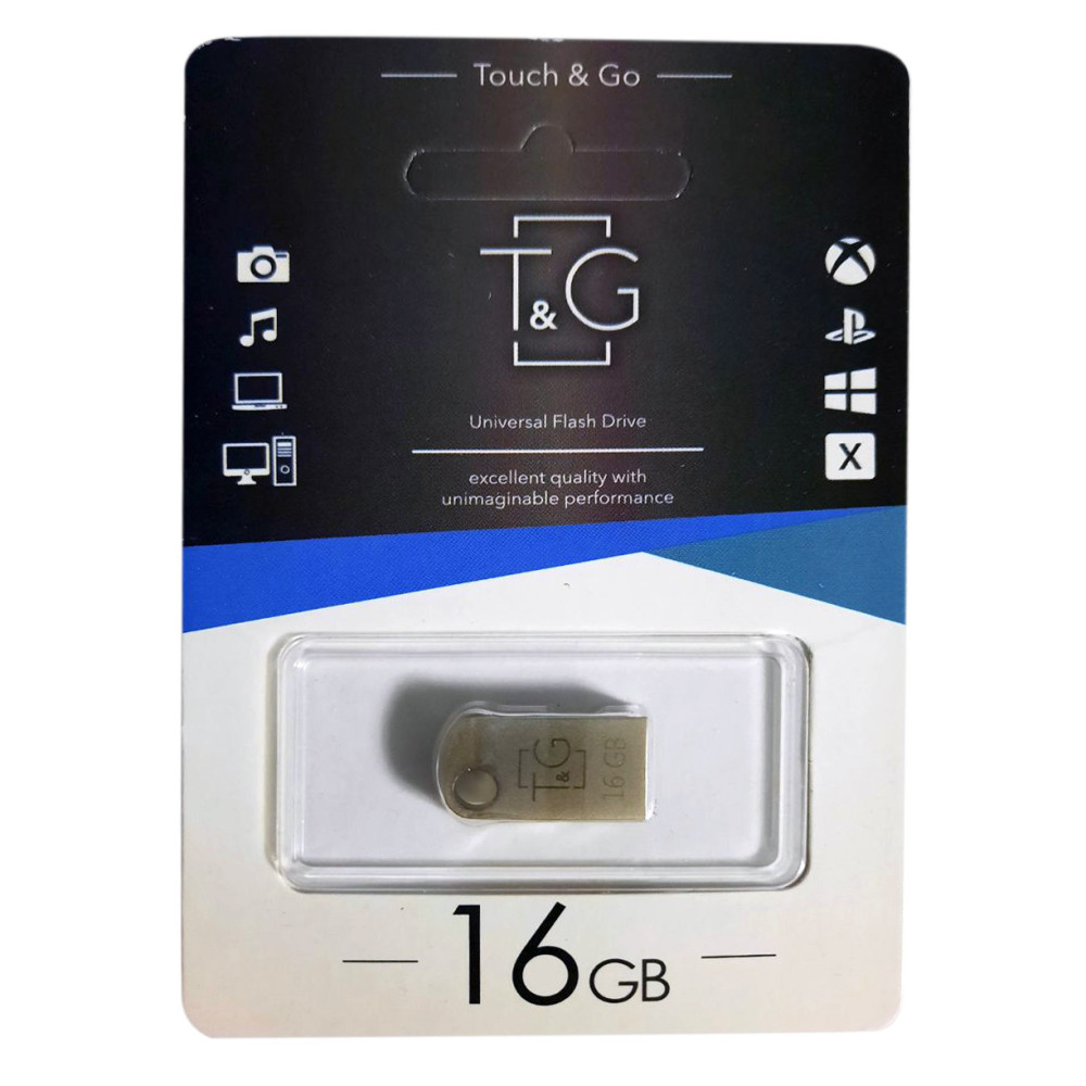 USB флеш накопичувач T&G метал серія 16GB/ TG112-16G (Гарантія 3 роки)