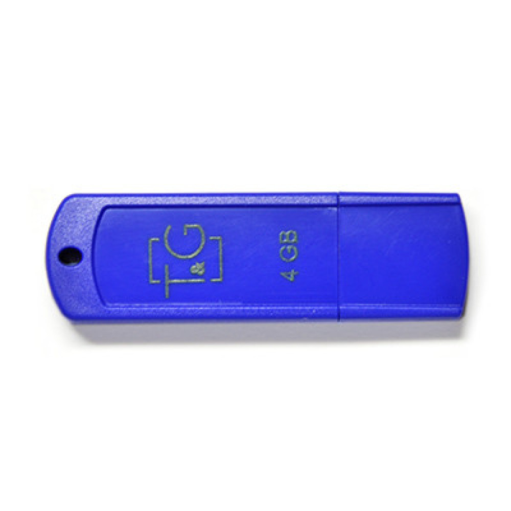 USB флеш накопичувач T&G 4GB/ TG011-4GBBL (Гарантія 3 роки)