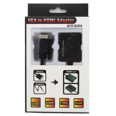 Адаптер VGA на HDMI + AUX 1980