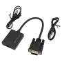 Адаптер VGA на HDMI + AUX 1980