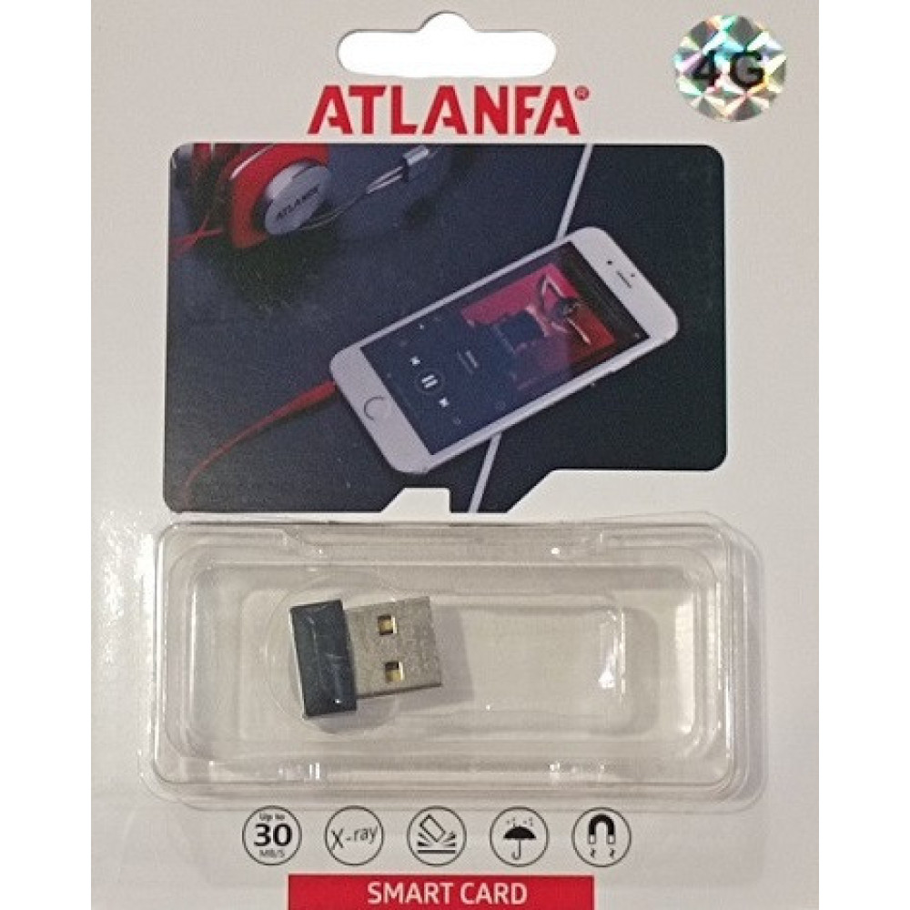 Флешка ATLANFA AT-U10 4GB Гарантія 1 рік