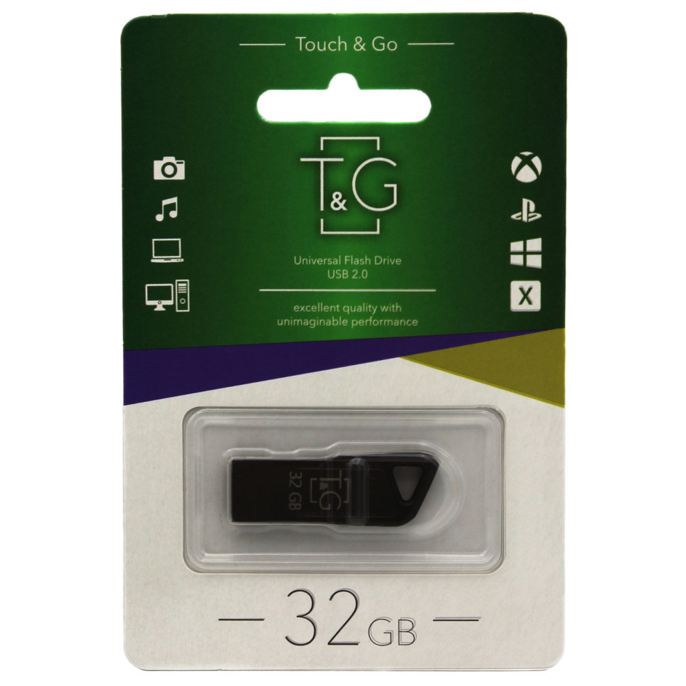 USB флеш накопичувач T&G 32GB/ TG114-32G (Гарантія 3 роки)