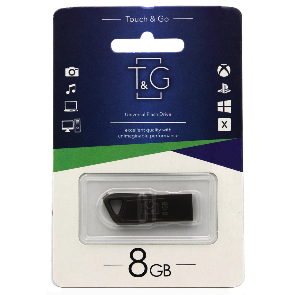 USB флеш накопичувач T&G 8GB/ TG114-8G (Гарантія 3 роки)