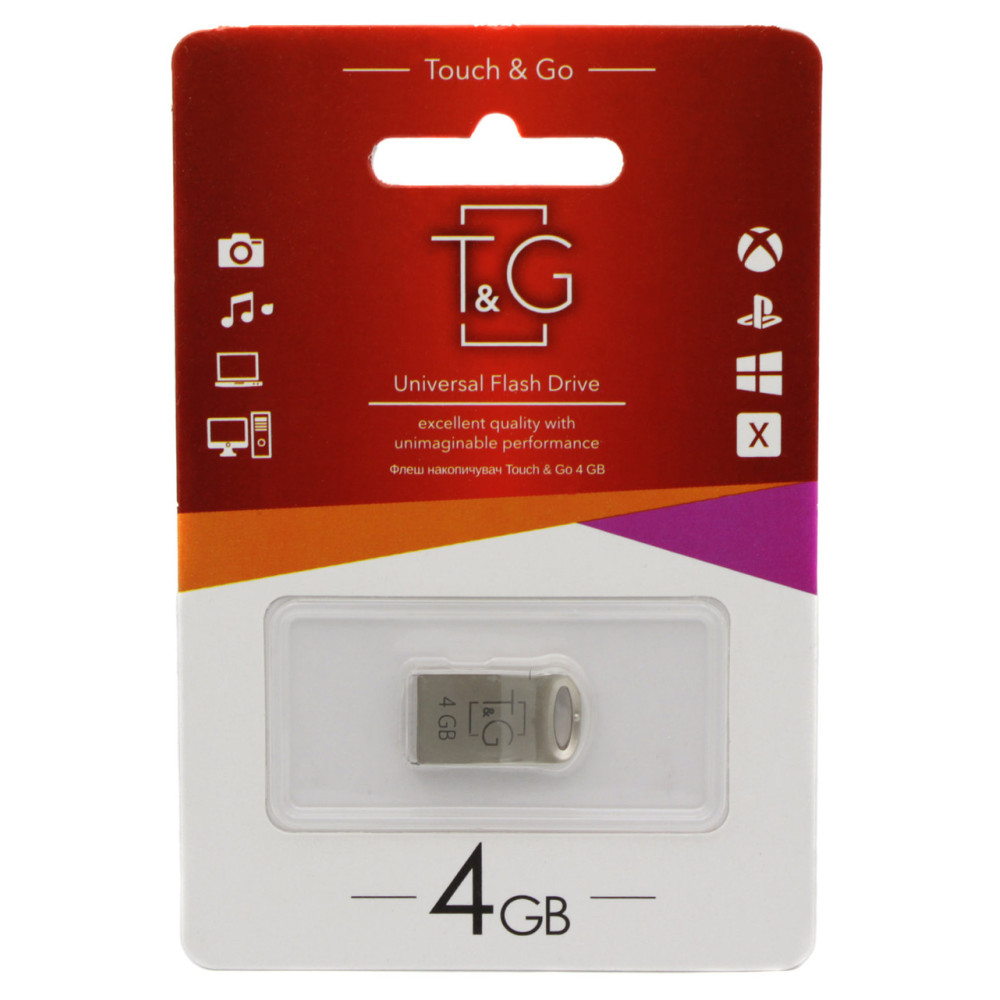 USB флеш накопичувач T&G 4GB/ TG105-4G (Гарантія 3 роки)