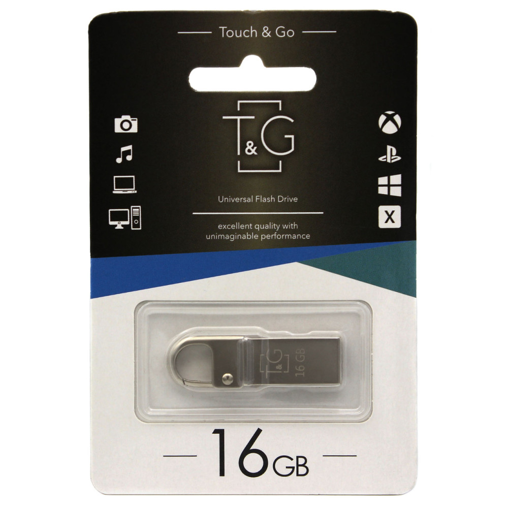 USB флеш накопичувач T&G 16GB/ TG027-16G (Гарантія 3 роки)