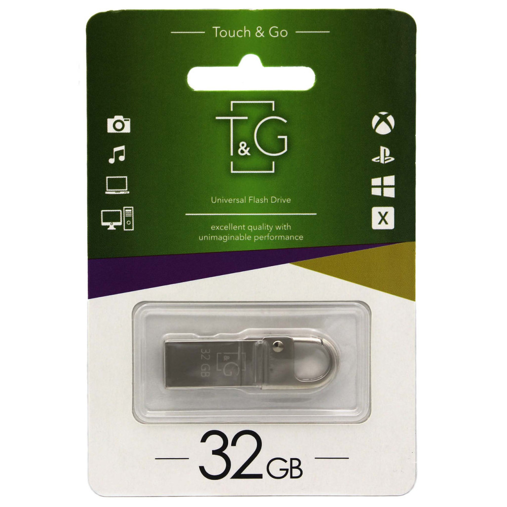 USB флеш накопичувач T&G 32GB/ TG027-32G (Гарантія 3 роки)