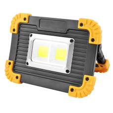 Прожектор світлодіодний акумуляторний L812-20W-2COB+1W, ЗУ micro USB, 2x18650/3xAA, Power Bank