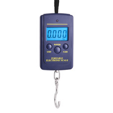 Електронні кантри 607L, 40 кг (10 г) / Чорний маленький / на шнурку