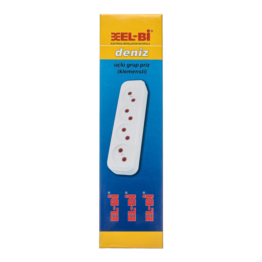 Колодка FL-BI на 4 розетки, 16А-220В