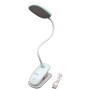 Настільна LED лампа акумуляторна прищіпка WD305 - BL-TD01/ Сенсор/ 3 режими/microUSB
