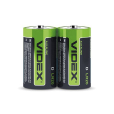 Батарейка Videx LR20P(D) / Лужна