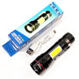 Ручний ліхтар X-Balog Police BL-520, Li-ion, T6+Cob, Zoom, ЗУ USB Ручний ліхтар X-Balog Police BL-520, Li-ion, T6+Cob, Zoom, ЗУ USB
