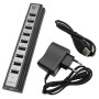 USB-хаб Ednet USB 2.0 9 USB HUB / 5005