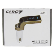 FM Модулятор для Авто CARG7, Bluetooth, MP3, USB, AUX / 4692