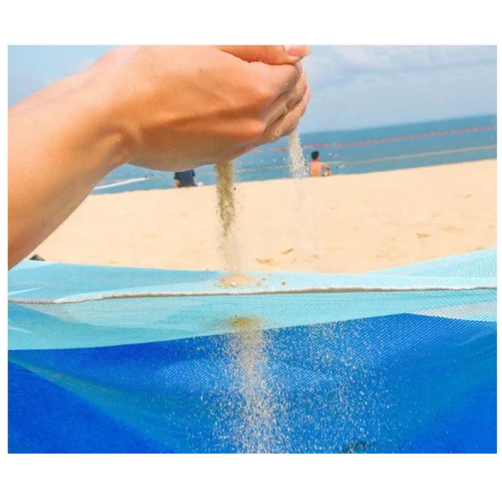 Пляжний килимок підстилка анти-пісок Sand-free Mat 2*2 м / 7712