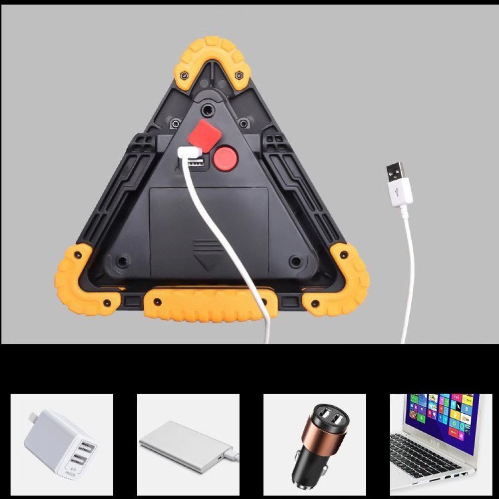 Прожектор світлодіодний акумуляторний W838-COB+36SMD RED, ЗУ micro USB, 2x18650/4xAA/ WD354