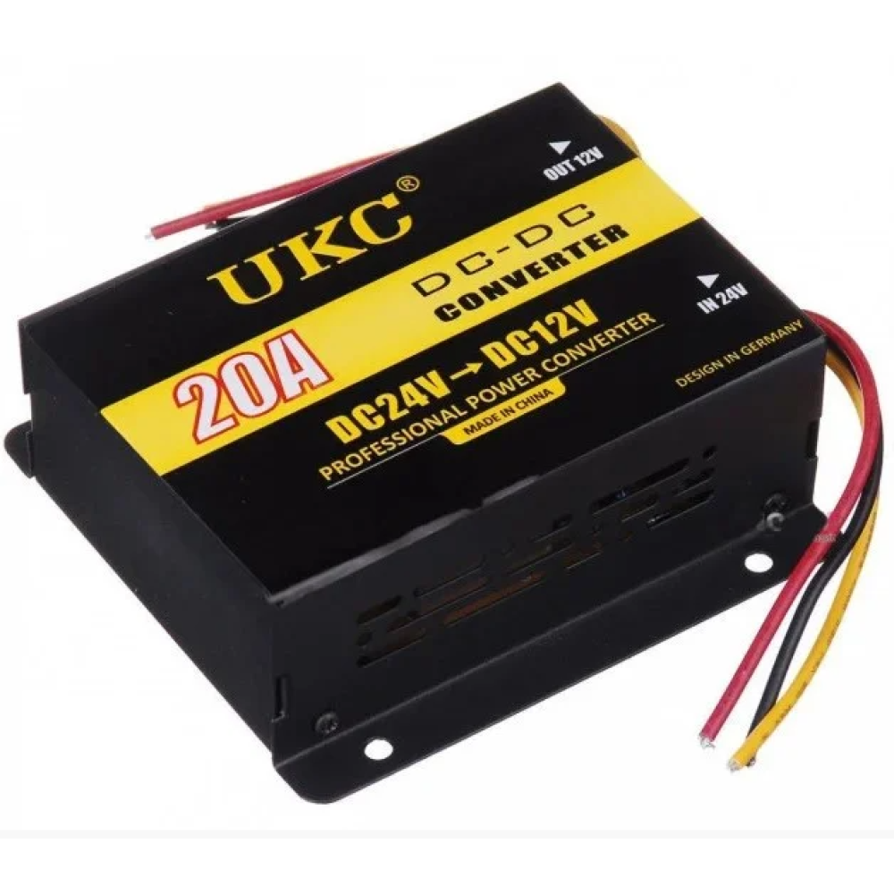 Перетворювач UKC DC/DC 24v-12v 20A / 3397