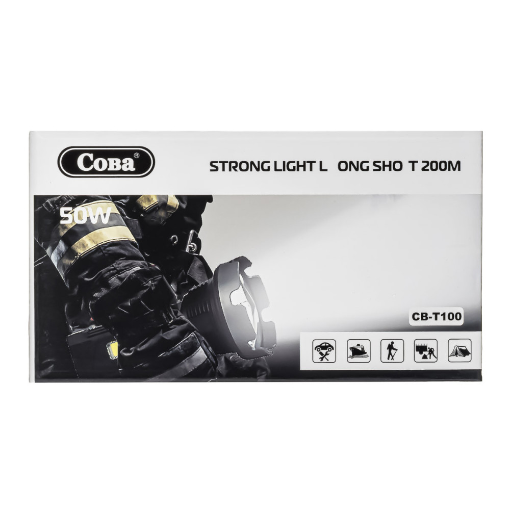 Ручний ліхтар Police COBA CB-T100, microUSB, 7859