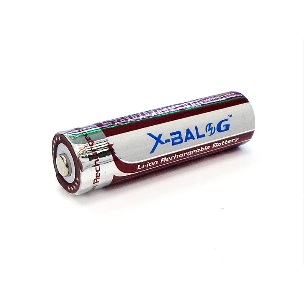 Акумулятор X-Balog 14500 Li-ion 5800mAh 4.2V реальна ємність менша