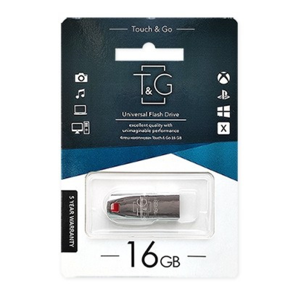 USB флеш накопичувач T&G метал серія 16GB/ TG115 (Гарантія 3 роки)
