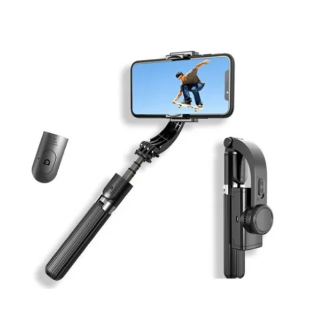 Стабілізатор телефону Gimbal L08. Штатив тримач телефону з Bluetooth пультом дистанційного керування
