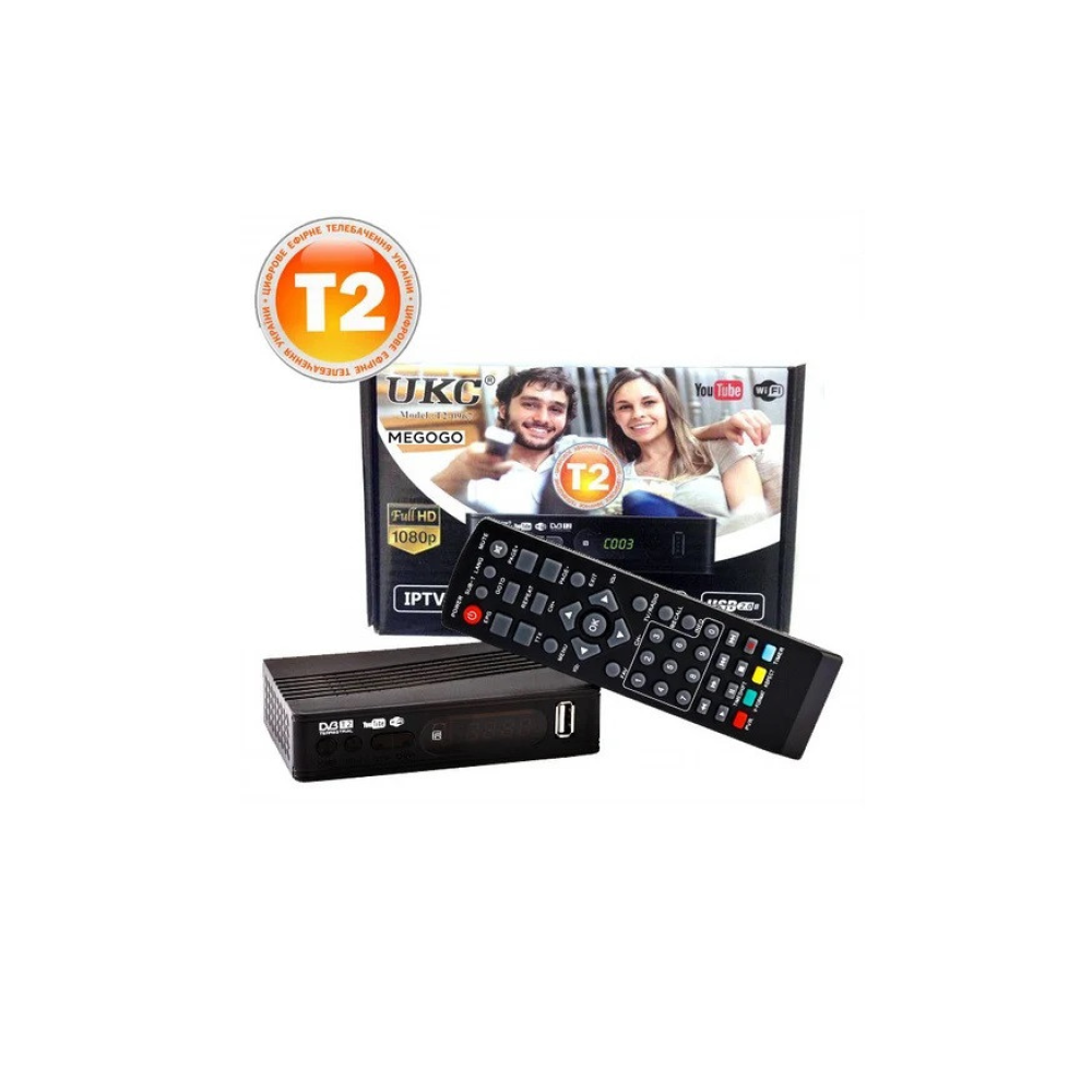 ТВ-ресивер тюнер UKC DVB-T2 0967 /wifi / 4940