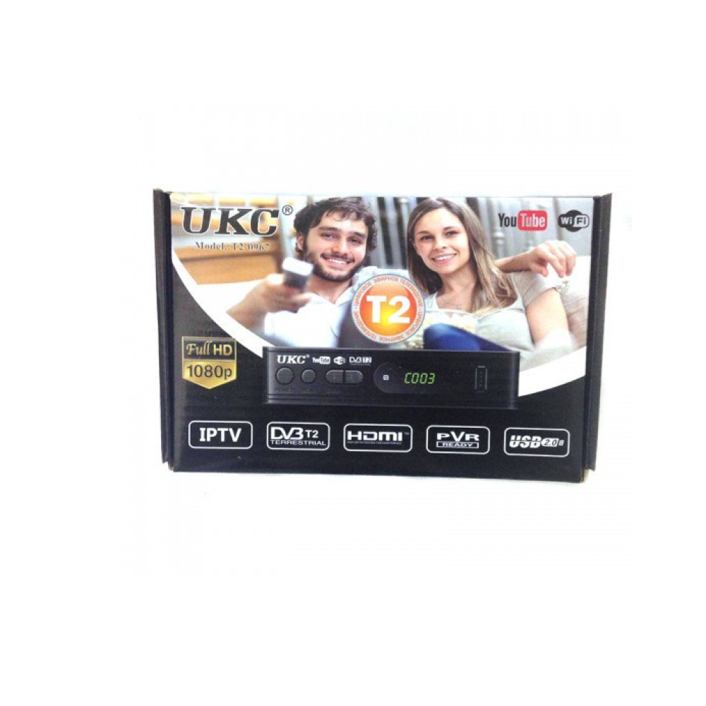ТВ-ресивер тюнер UKC DVB-T2 0967 /wifi / 4940
