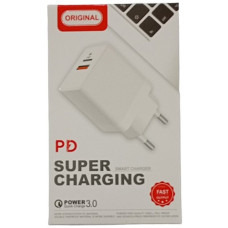 СЗУ PD Super Charging USB x 1 PD x 1 QC3.0 20W/ 889/ 6924