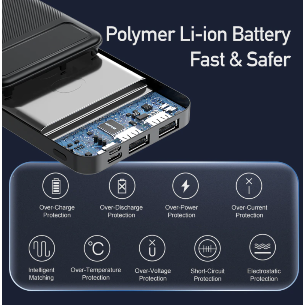 Повербанк AWEI P5k 10000mAh (реальна ємність менше) / 8141