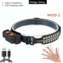 Налобний ліхтар Bailong BL-W690-2-SMD, Білий, Червоний, Датчик руху, Li-Ion акум., ЗУ Type-C Налобний ліхтар Bailong BL-W690-2-SMD, Білий, Червоний, Датчик руху, Li-Ion акум., ЗУ Type-C
