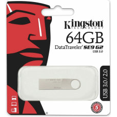 USB флеш накопичувач Kingston SE9 64Gb (DTSE9H) (Гарантія 3 роки)
