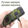 Ручний ліхтар LS-015-3х0.5W, вбудований акумулятор, динамо, сонячна батарея