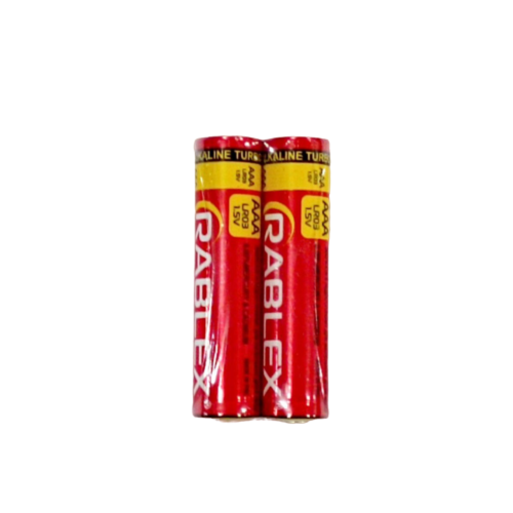 Батарейка Rablex LR3 AAA /2шт/TURBO / Алкалінова / БЕЗ БЛІСТЕРА
