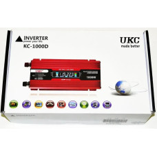 Інвертор перетворювач UKC AC/DC KC-1000D 1000W 12V + lcd / 2812