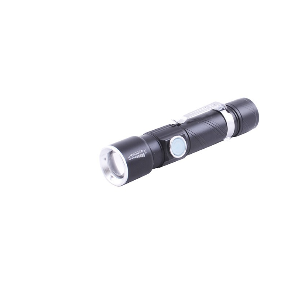 Ручний ліхтар Police 802-T6, 1х18650, затискач, zoom, ЗУ microUSB