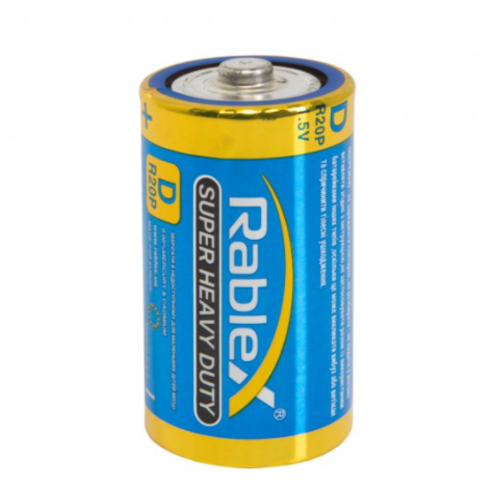 Батарейка Rablex R14 D 1.5V соляна