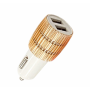 Автомобільне зарядне пристрій USB x 2 "Ребристе" 1A/2.1A Автомобільне зарядне пристрій USB x 2 "Ребристе" 1A/2.1A