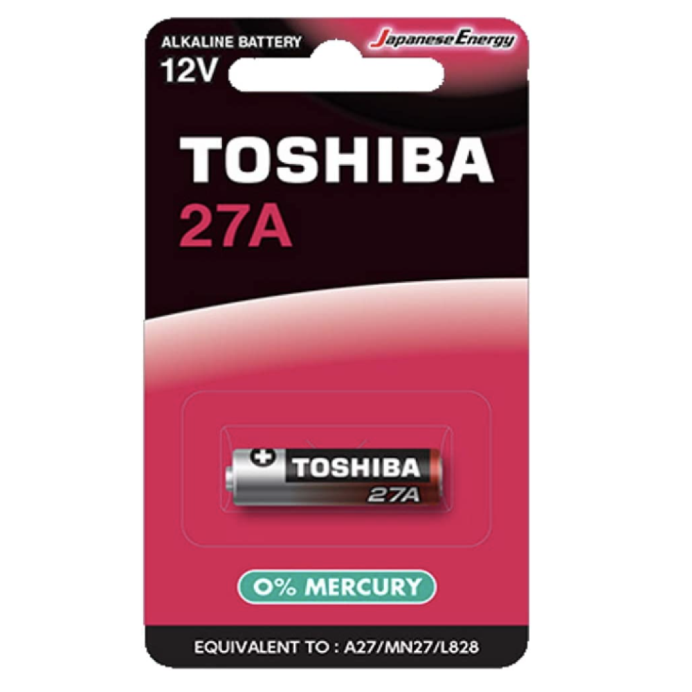 Батарейка Toshiba 27A/ 1 шт. на блістері