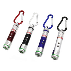 Ліхтарик брелок (LED+Лазер) Danger /3хG13 /2 LED/ Rb276