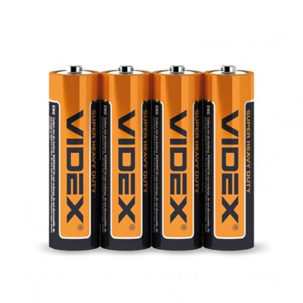 Батарейка Videx R6/AA / соляна / 60шт. в пачці