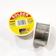 Припій Олово для паяння SOLDER 1мм, 60г.